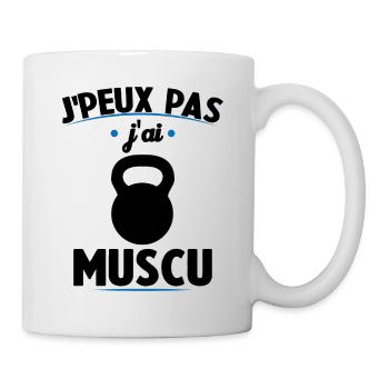I can't I worked out - Mug - white - Right