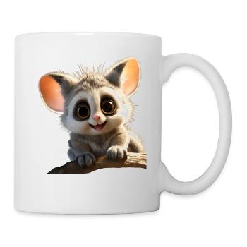 Galago Bush Bébé Singe Galagos Singe Mignon Galago - Mug blanc - blanc - Droite