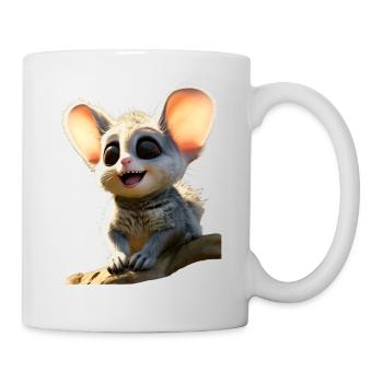 Galago Bush Bébé Singe Galagos Singe Mignon Galago - Mug blanc - blanc - Droite