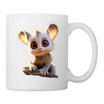 Galago Bush Bébé Singe Galagos Singe Mignon Galago - Mug blanc - blanc - Droite
