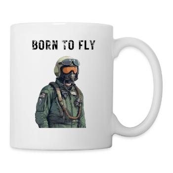 Born to Fly - Tasse - Weiß - Rechts
