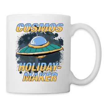 UFO COSMOS HOLIDAYMAKER - Mug - white - Right