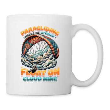 Parachutisme Parachutisme Parapente - Mug blanc - blanc - Droite