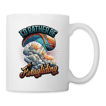 Parachutisme Parachutisme Parapente - Mug blanc - blanc - Droite