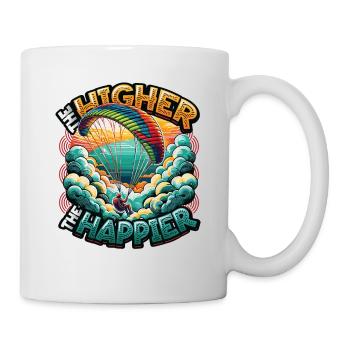Fallschirmspringen Parachute Skydiving Paraglider - Tasse - Weiß - Rechts