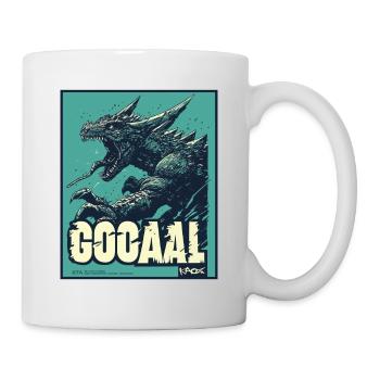 Tor! Kaiju Fußball Fan - Tasse - Weiß - Rechts