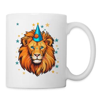 I'm 8 Years Old Lion Leo 8th Birthday - Mug - white - Right