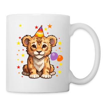 J’ai 3 ans Lion Lion 3ème anniversaire - Mug blanc - blanc - Droite