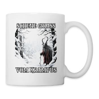 Krampus T | Krampus Costume | Demonic Santa Claus - Mug - white - Right