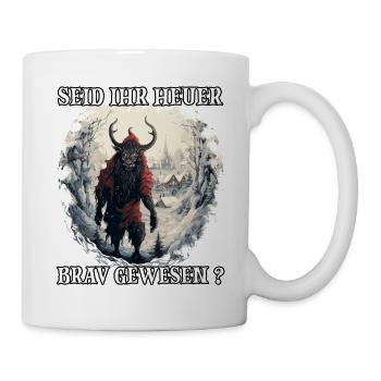 Krampus T | Krampus Kostüm | Dämonischer - Tasse - Weiß - Rechts