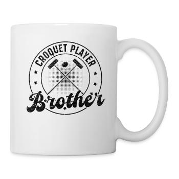 Croquet Player Brother - Croquet Game Croquet Bread - Mug - white - Right