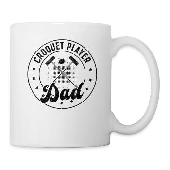 Croquet Player Dad - Croquet Game Croquet Daddy - Mug - white - Right