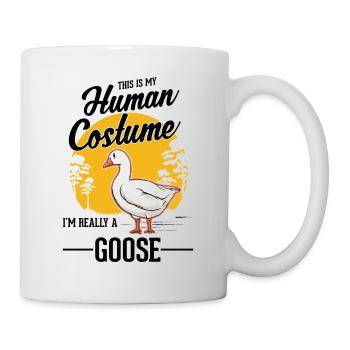 Oies Costume Humain Halloween Oie Éleveur Oie - Mug blanc - blanc - Droite
