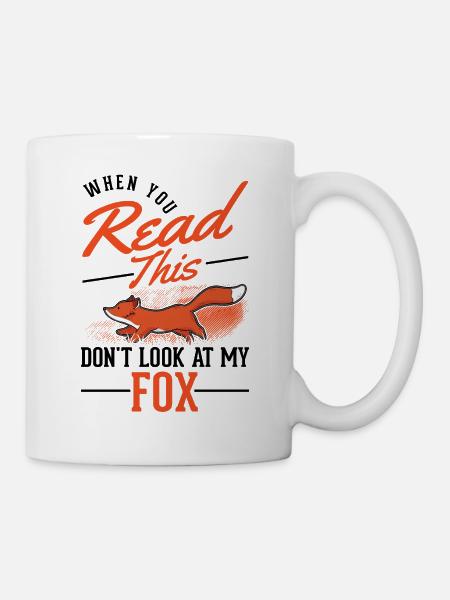 Cadeau de renard Renard roux - Mug blanc - blanc