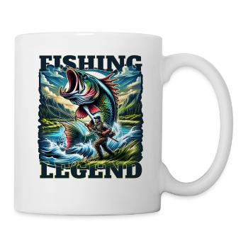 Legendary Fisher: Epic Adventure with Big Fish - Mug - white - Right