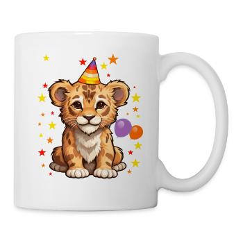 J’ai 9 ans Lion Lion 9e anniversaire - Mug blanc - blanc - Droite