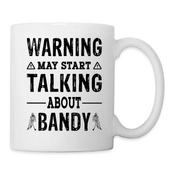 Warning may start talking about Bandy Player - Mug - white - Right