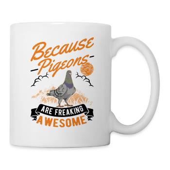 Pigeons Pigeon breeding Pigeon fanciers - Mug - white - Right