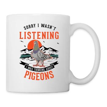 Pigeon Gift Pigeon Fancier City Pigeon Carrier Pigeon - Mug - white - Right