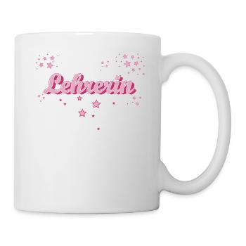 Schule Abschluss-Geschenk Lehrerin - Tasse - Weiß - Rechts