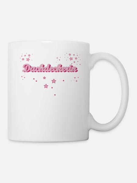 Dachdecker Abschluss-Geschenk Handwerker - Tasse - Weiß
