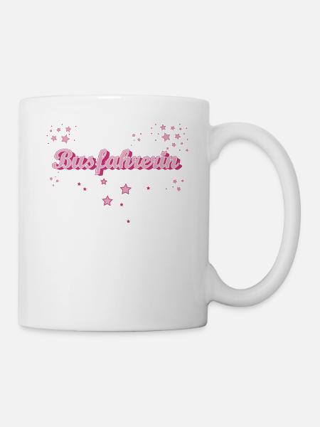 Bus-Fahrer Abschluss-Geschenk Busfahrerin - Tasse - Weiß