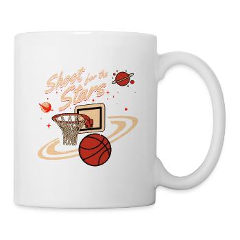 Basketball Shoot for the Stars - Mug - white - Right