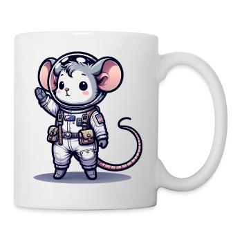 Cute Mouse Astronaut - Mug - white - Right