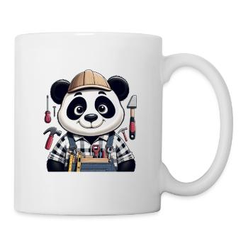 Artisan panda mignon - Mug blanc - blanc - Droite