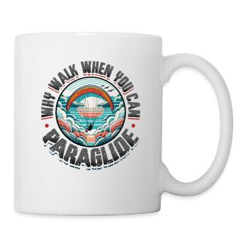 Parachutisme Parachutisme Parapente - Mug blanc - blanc - Droite
