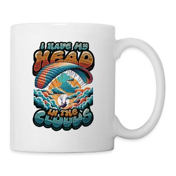 Parachutisme Parachutisme Parapente - Mug blanc - blanc - Droite