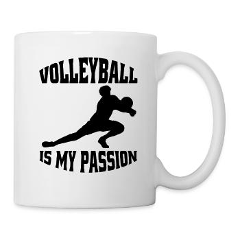Volley-ball joueur de volley-ball Beach Volley-ball cadeau - Mug blanc - blanc - Droite