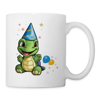 Je suis 5 Tortues Tortue 5e anniversaire - Mug blanc - blanc - Droite