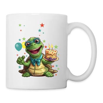 Je suis 6 tortues Tortue 6e anniversaire - Mug blanc - blanc - Droite