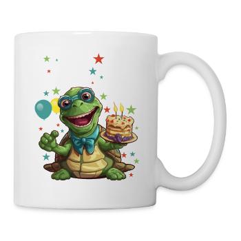 Je suis 5 Tortues Tortue 5e anniversaire - Mug blanc - blanc - Droite