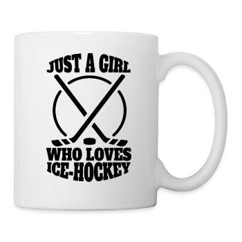 Joueur de hockey sur glace Équipe de hockey sur glace Fan de hockey sur glace - Mug blanc - blanc - Droite