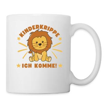 Kinderkrippe Ich Komme! Löwe - Tasse - Weiß - Rechts