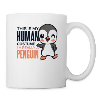 C’est mon costume humain oiseau de mer manchot royal - Mug blanc - blanc - Droite