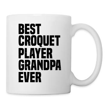 Best Croquet Player Grandpa Ever - Croquet Player - Mug - white - Right