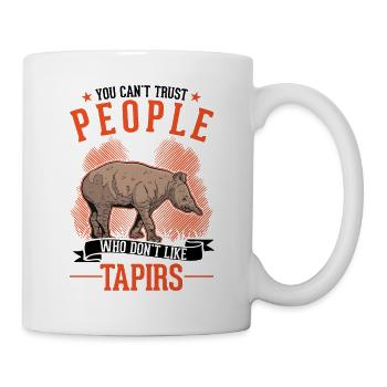 Tapir Lowland Tapir Tapirdae Tapir - Mug - white - Right