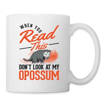 Opossum Gift Possum Marsupial - Mug - white - Right