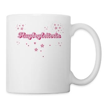 Piloten Abschluss-Geschenk Flugbegleiterin - Tasse - Weiß - Rechts