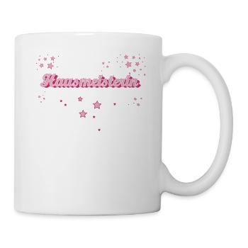 Hauswirt Abschluss-Geschenk Hausmeisterin - Tasse - Weiß - Rechts