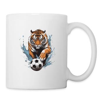 Tiger Soccer Sports Team - Mug - white - Right