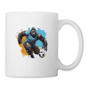 Gorilla Soccer Sports Team - Mug - white - Right