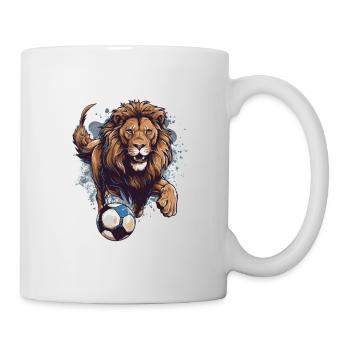 Lion Soccer Sports Team - Mug - white - Right