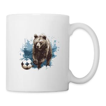Bear Soccer Sports Team - Mug - white - Right