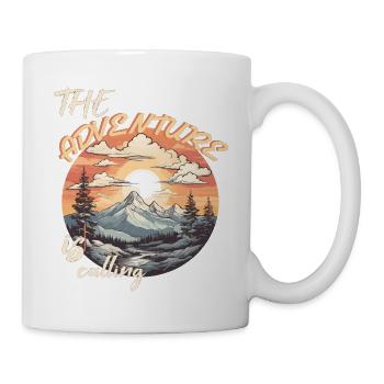 The Adventure is calling - Mug - white - Right