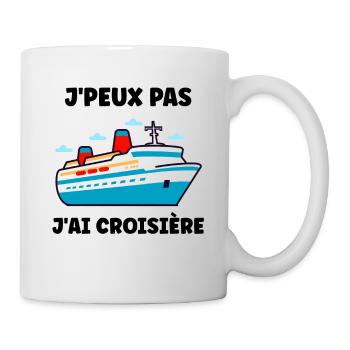 J'peux pas j'ai Croisière - Mug blanc - blanc - Droite