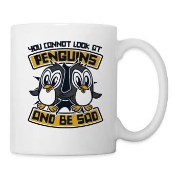 You Cannot Look At Penguins And Be Sad - Tasse - Weiß - Rechts